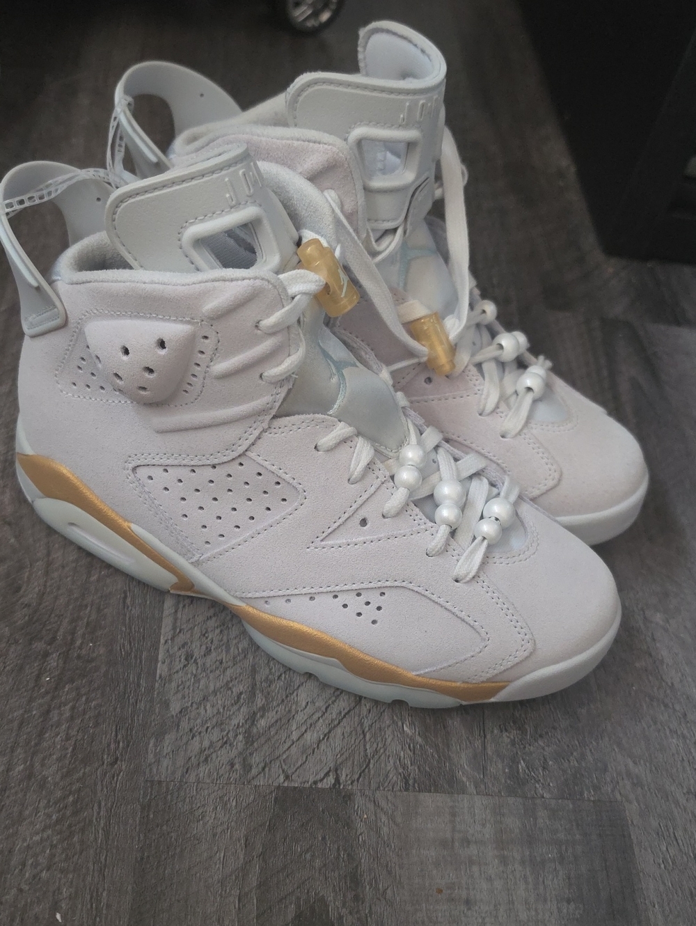 JORDAN 6 Retro Craft Pearl Size 7